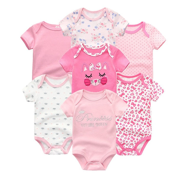 7pcs Baby Bodysuit 3-12M