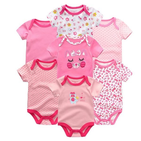 7pcs Baby Bodysuit 3-12M