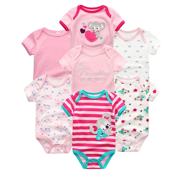 7pcs Baby Bodysuit 3-12M