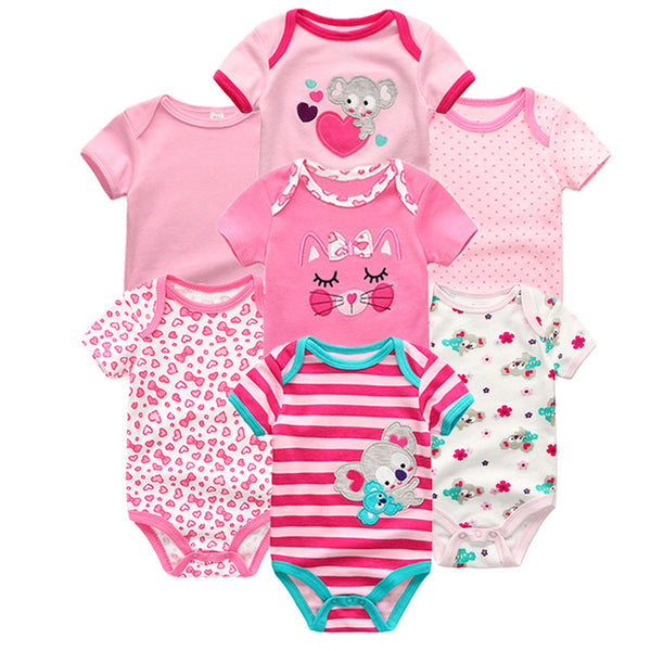 7pcs Baby Bodysuit 3-12M