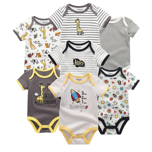 7pcs Baby Bodysuit 3-12M