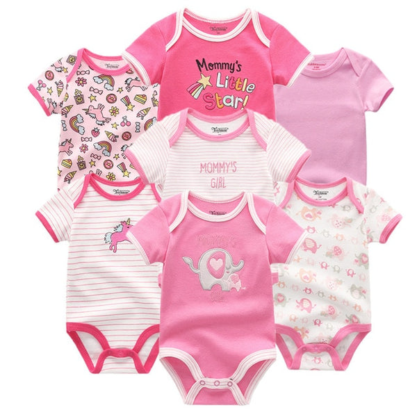 7pcs Baby Bodysuit 3-12M