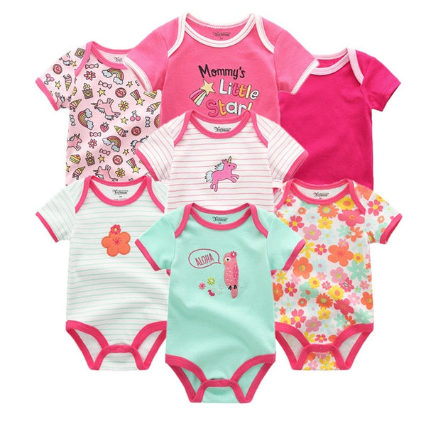 7pcs Baby Bodysuit 3-12M