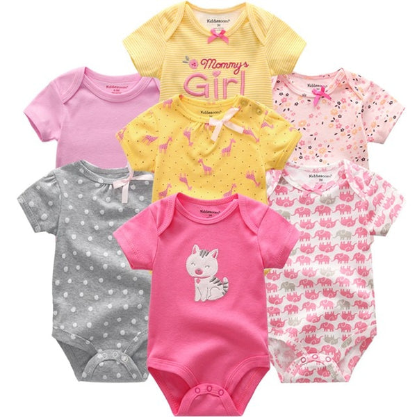 7pcs Baby Bodysuit 3-12M