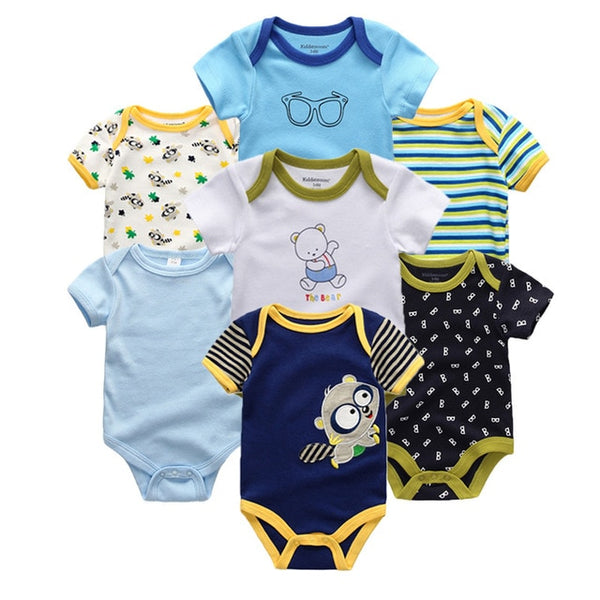 7pcs Baby Bodysuit 3-12M