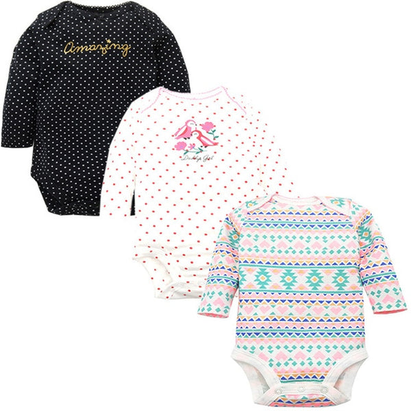 3pcs Baby Bodysuit 0-24M