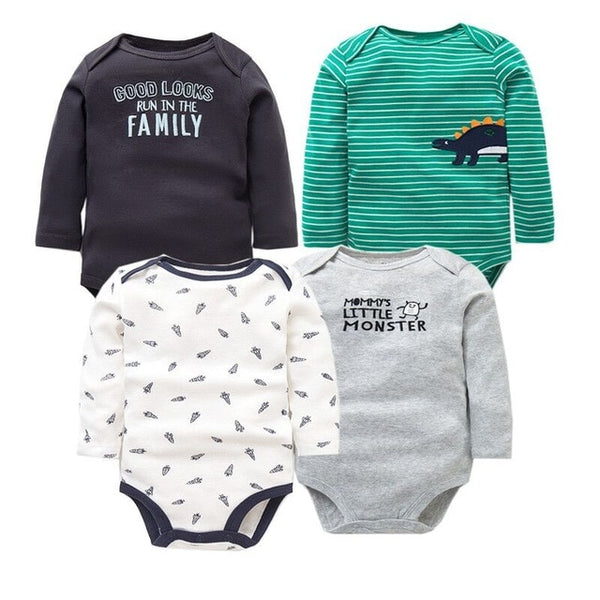 4pcs Baby Bodysuit 0-24M