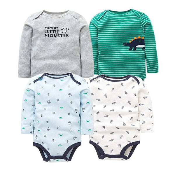 4pcs Baby Bodysuit 0-24M