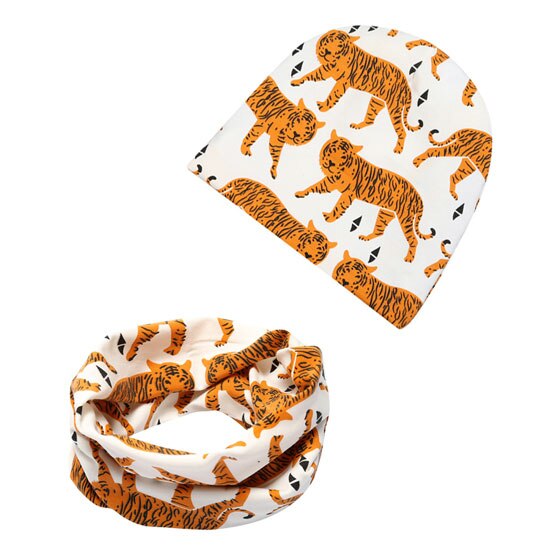 2pcs Baby Hat + Scarf 0-3 Years
