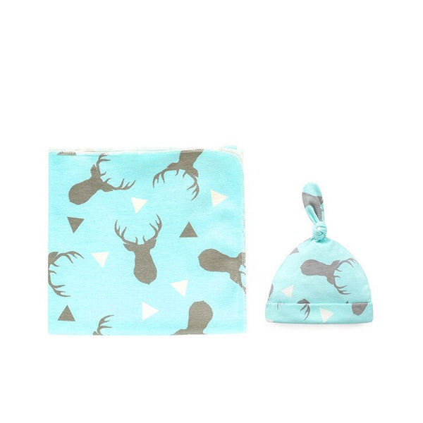 2pcs Baby Blanket Cap