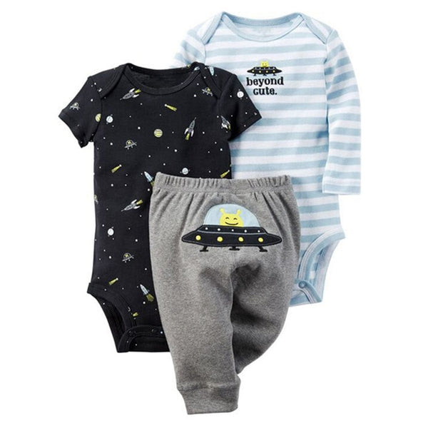 3pcs Baby Boys Clothing Set 6-24M