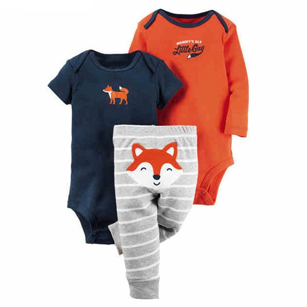 3pcs Baby Boys Clothing Set 6-24M
