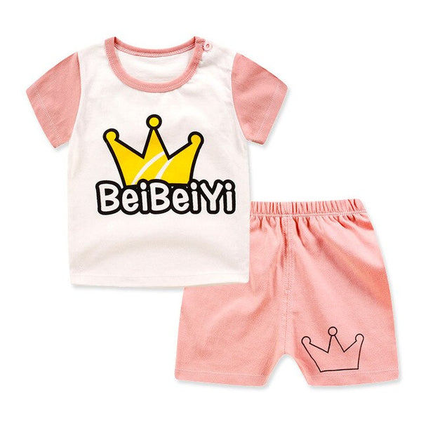 Unisex Baby Tshirt + Shorts