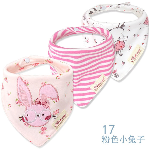 3pcs/lot Baby Bibs Bandana