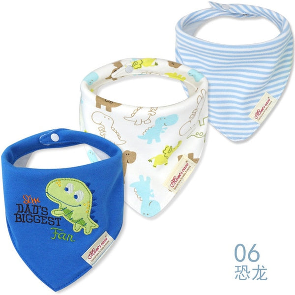 3pcs/lot Baby Bibs Bandana