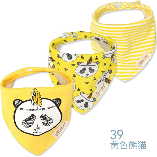 3pcs/lot Baby Bibs Bandana