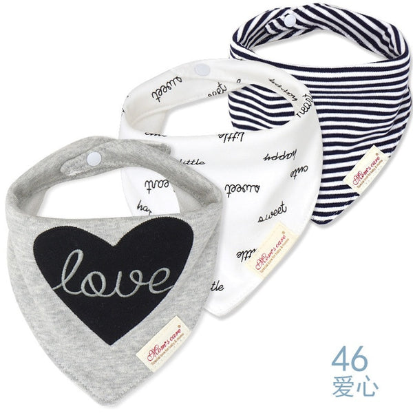 3pcs/lot Baby Bibs Bandana