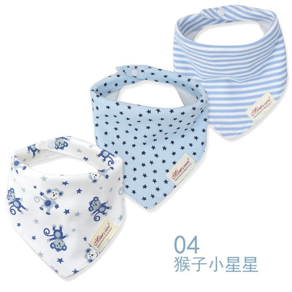 3pcs/lot Baby Bibs Bandana