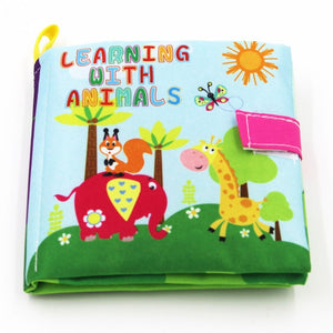 4 Style Baby Toys Soft Cloth Books Rustle Sound