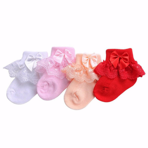 Cotton Baby Girls Socks