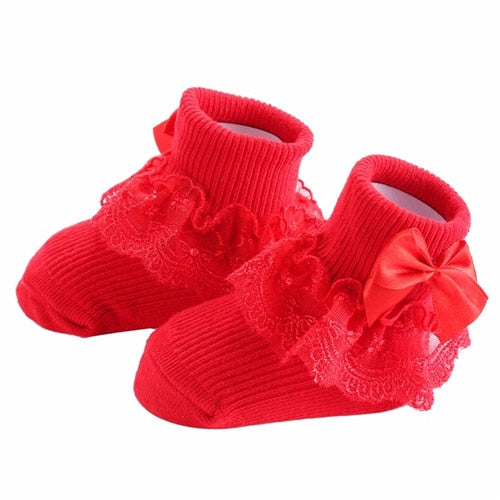 Cotton Baby Girls Socks
