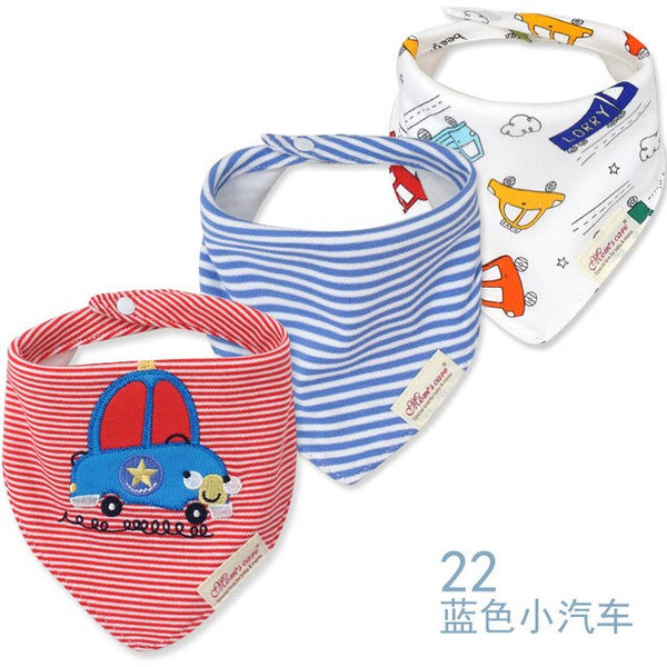 3pcs/lot Baby Bibs Bandana