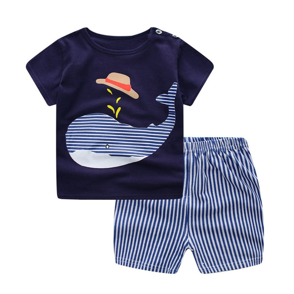 Unisex Baby Tshirt + Shorts