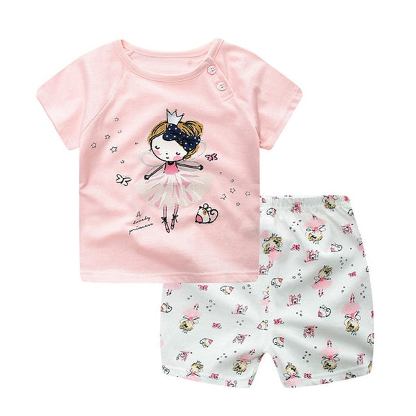 Unisex Baby Tshirt + Shorts