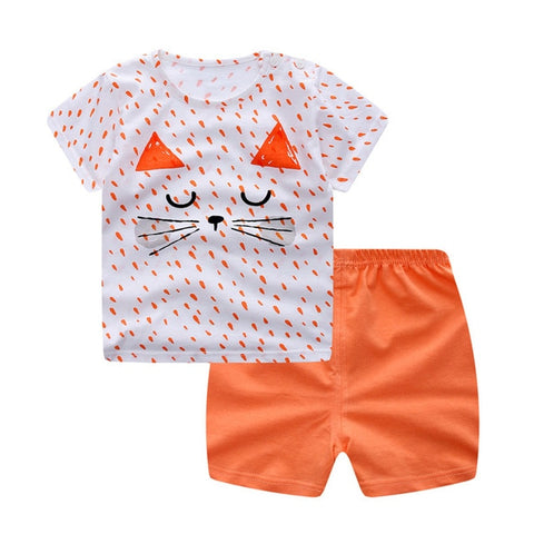 Unisex Baby Tshirt + Shorts