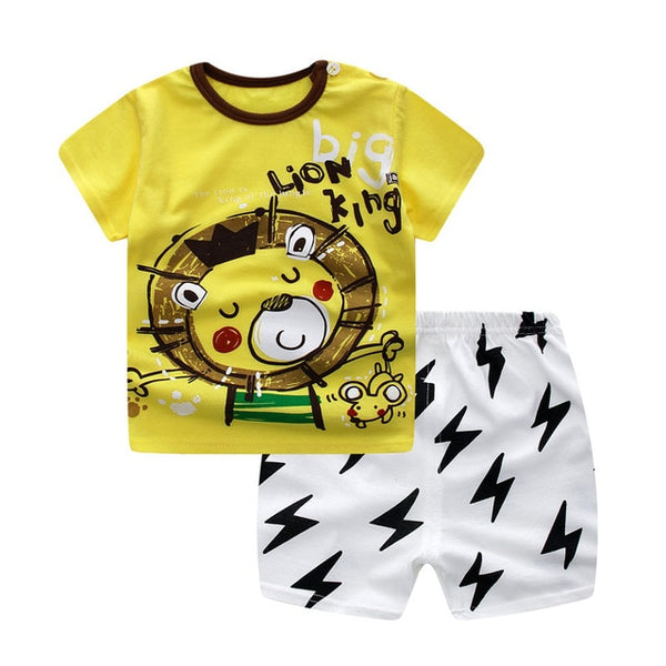 Unisex Baby Tshirt + Shorts