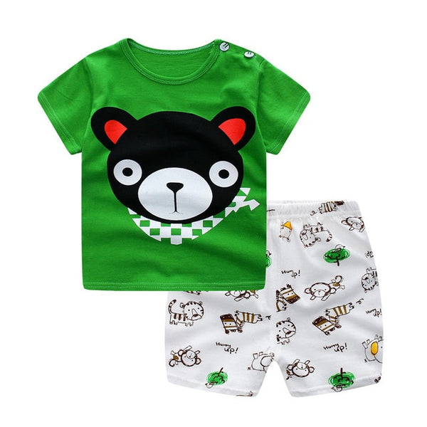 Unisex Baby Tshirt + Shorts