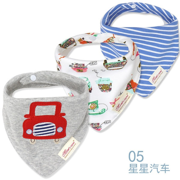 3pcs/lot Baby Bibs Bandana