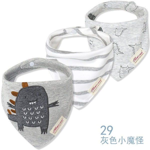 3pcs/lot Baby Bibs Bandana