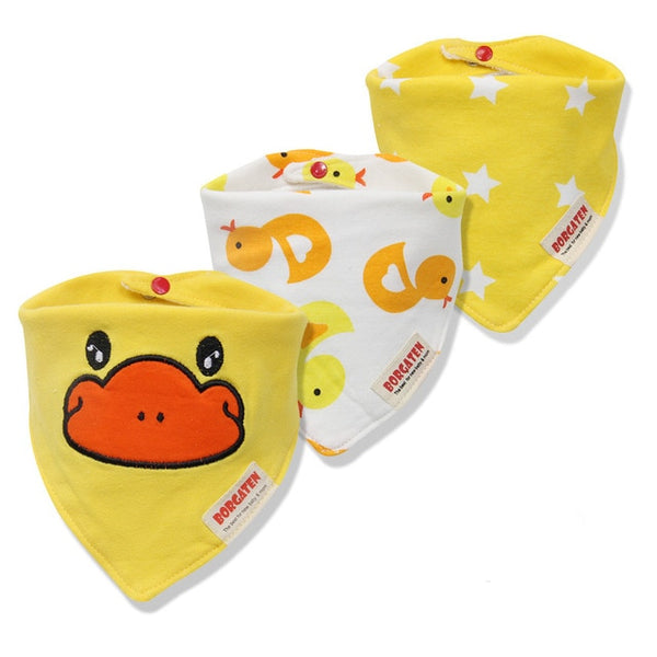 3pcs/lot Baby Bibs Bandana