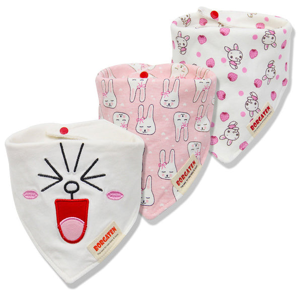 3pcs/lot Baby Bibs Bandana