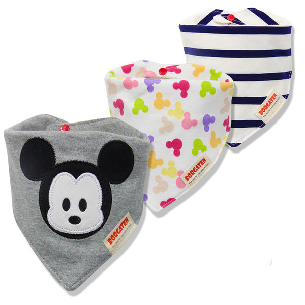3pcs/lot Baby Bibs Bandana