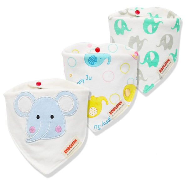 3pcs/lot Baby Bibs Bandana