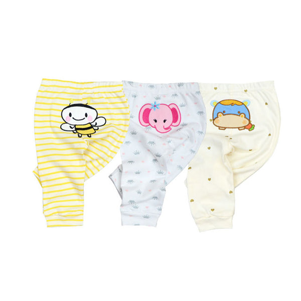 3/6pcs Baby Pants 6-24M