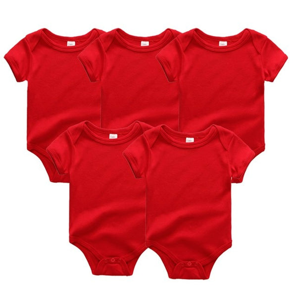 3/5pcs Baby Bodysuit 0-12M