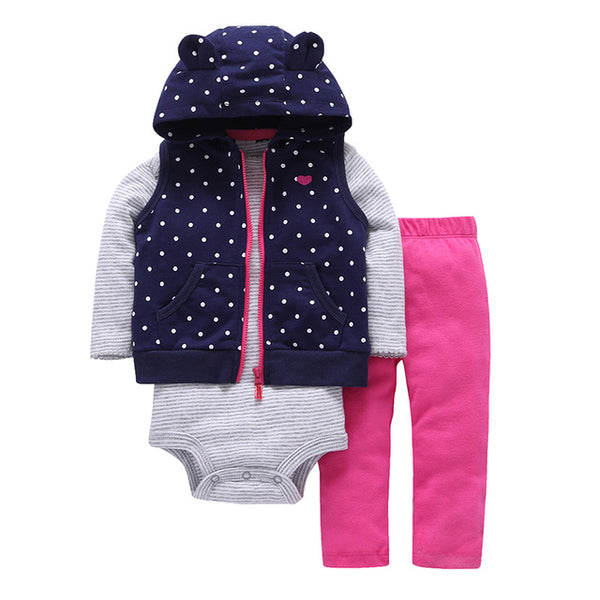 3pcs Baby Clothing Set 6-24M