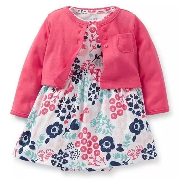 2pcs Baby Girls Dress 6-24M