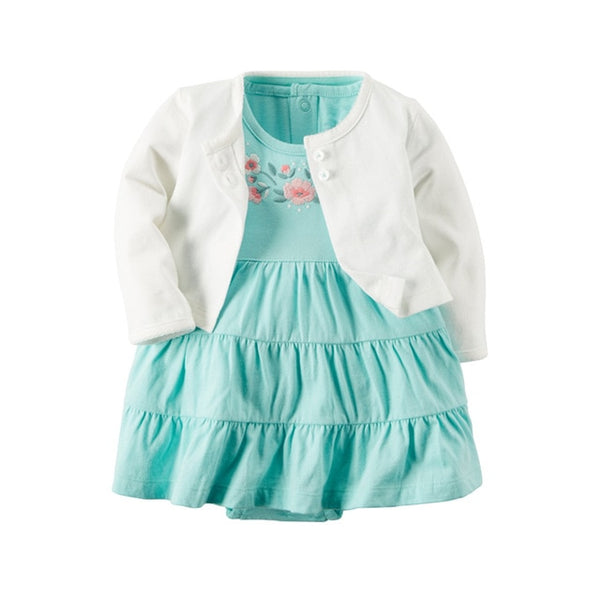 2pcs Baby Girls Dress 6-24M