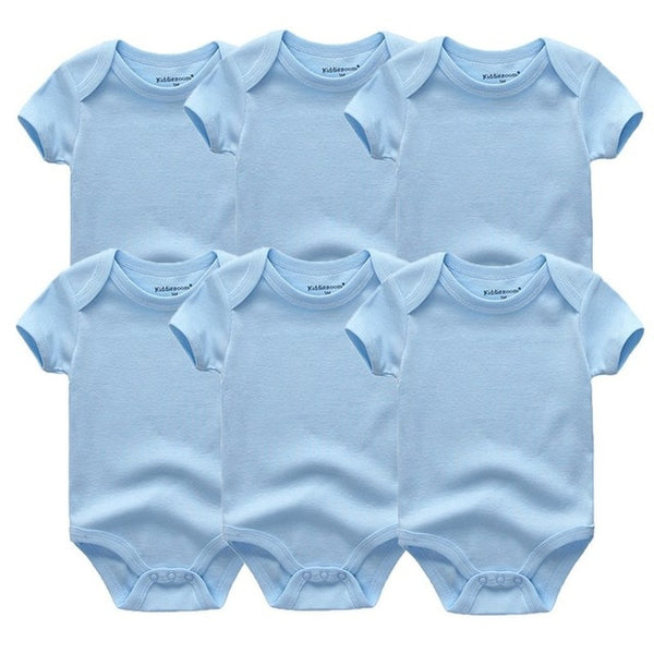 6pcs Baby Bodysuit 0-12M