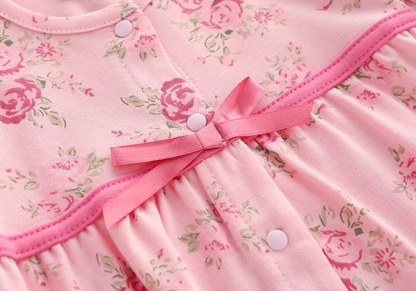 Baby Girls Romper + Hat 3-12M