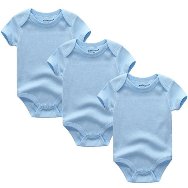 3pcs Baby Girls Bodysuit 0-12M