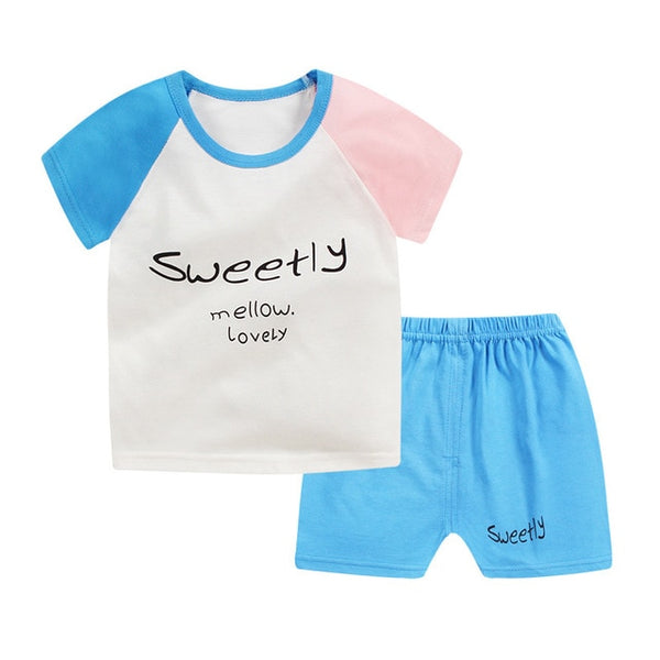 Unisex Baby Tshirt + Shorts