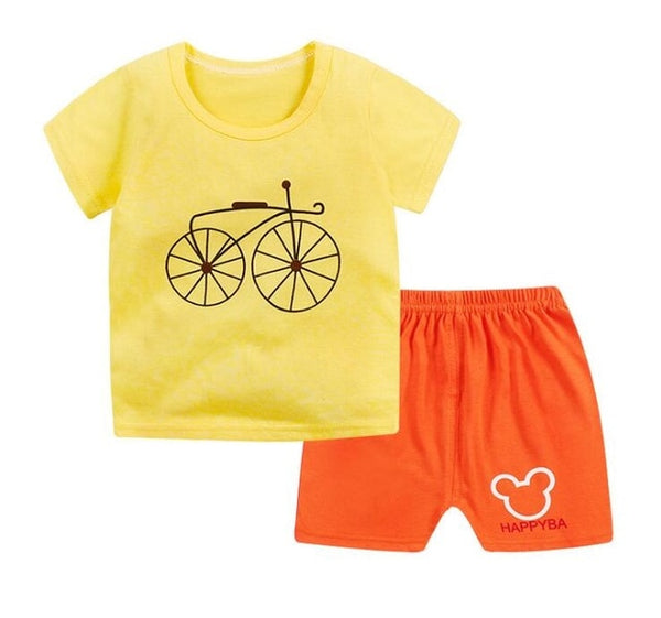 Unisex Baby Tshirt + Shorts