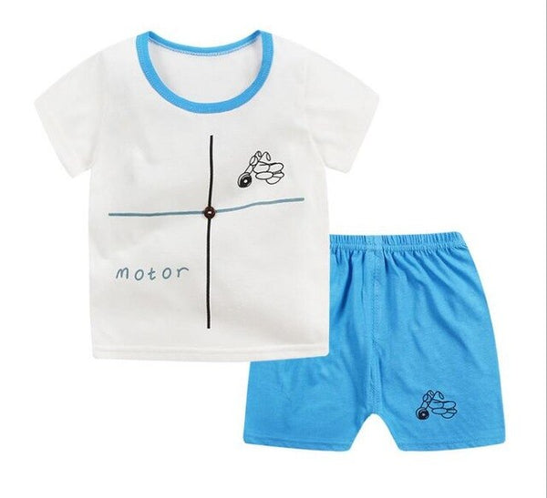 Unisex Baby Tshirt + Shorts