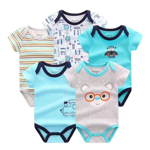 5pcs Baby Bodysuit 3-9M