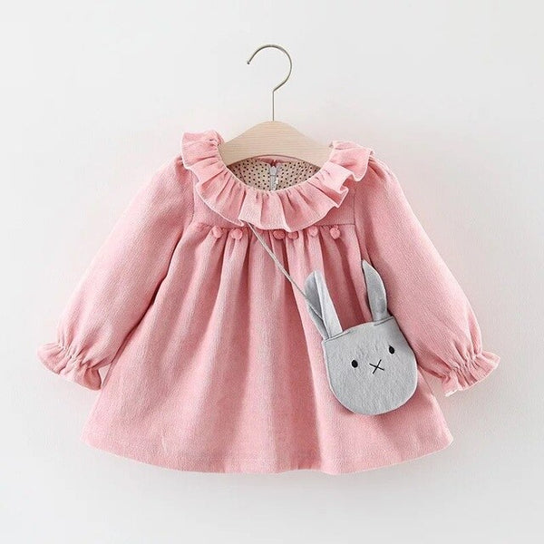 Baby Girls Dress + Bag 0-2 Years